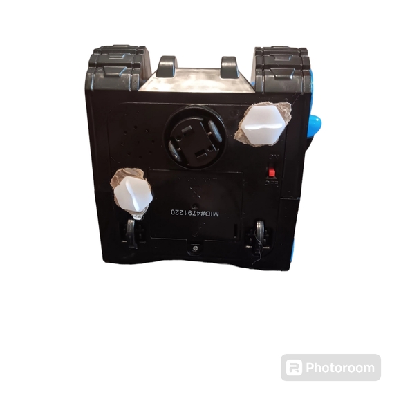 ROBO Black/Blue/Silver Interactive Action Robot Lights Up - Picture 5 of 5